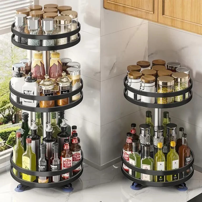 3-Layer Rotation Spice Rack