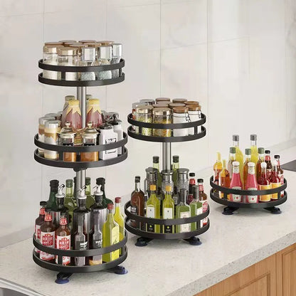 3-Layer Rotation Spice Rack